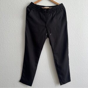 H&M black houndstooth drawstring pants